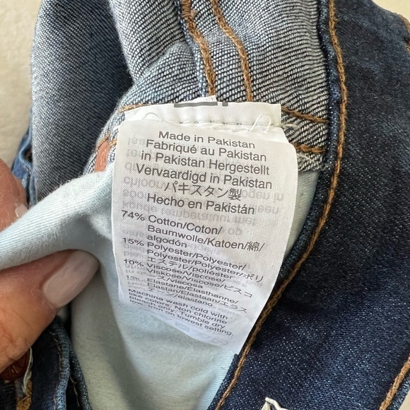 MADEWELL Women's 10" High Rise Skinny Jeans 5-Pocket Medium Wash Raw Hem SZ 28 - Picture 3 of 8